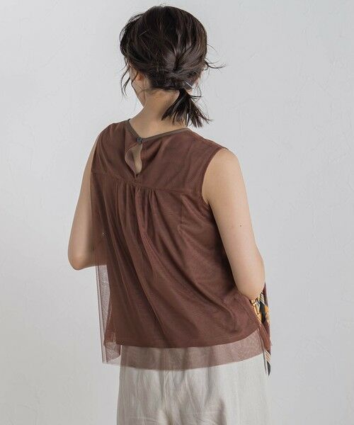 Droite lautreamont / ドロワットロートレアモン カットソー | チュールドッキングプルオーバー≪手洗い可能≫ | 詳細24