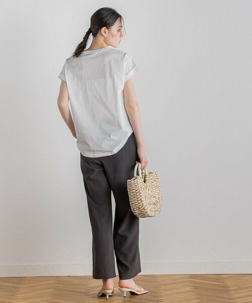 Droite lautreamont / ドロワットロートレアモン カットソー | ドライタッチコットンNEWロゴTシャツ≪洗濯機で洗える≫ | 詳細2