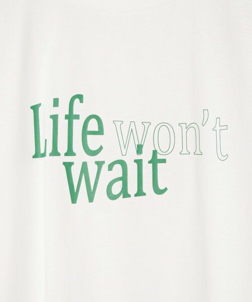 Droite lautreamont / ドロワットロートレアモン カットソー | ドライタッチコットンNEWロゴTシャツ≪洗濯機で洗える≫ | 詳細14