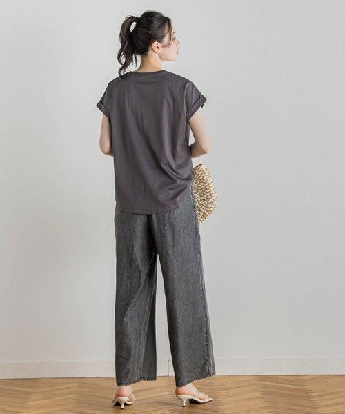 Droite lautreamont / ドロワットロートレアモン カットソー | ドライタッチコットンNEWロゴTシャツ≪洗濯機で洗える≫ | 詳細20