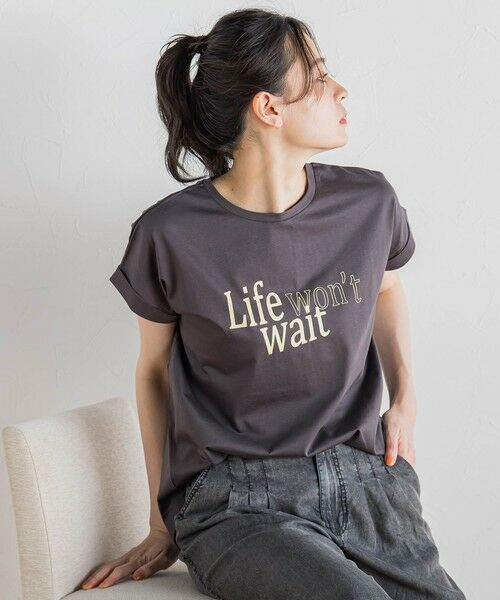 Droite lautreamont / ドロワットロートレアモン カットソー | ドライタッチコットンNEWロゴTシャツ≪洗濯機で洗える≫ | 詳細22