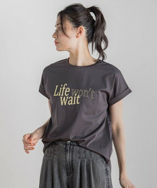 Droite lautreamont / ドロワットロートレアモン カットソー | ドライタッチコットンNEWロゴTシャツ≪洗濯機で洗える≫ | 詳細24