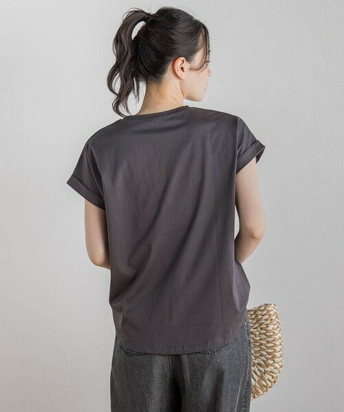 Droite lautreamont / ドロワットロートレアモン カットソー | ドライタッチコットンNEWロゴTシャツ≪洗濯機で洗える≫ | 詳細25