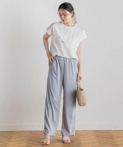 Droite lautreamont / ドロワットロートレアモン カットソー | ドライタッチコットンNEWロゴTシャツ≪洗濯機で洗える≫ | 詳細27