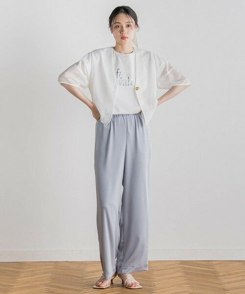 Droite lautreamont / ドロワットロートレアモン カットソー | ドライタッチコットンNEWロゴTシャツ≪洗濯機で洗える≫ | 詳細29