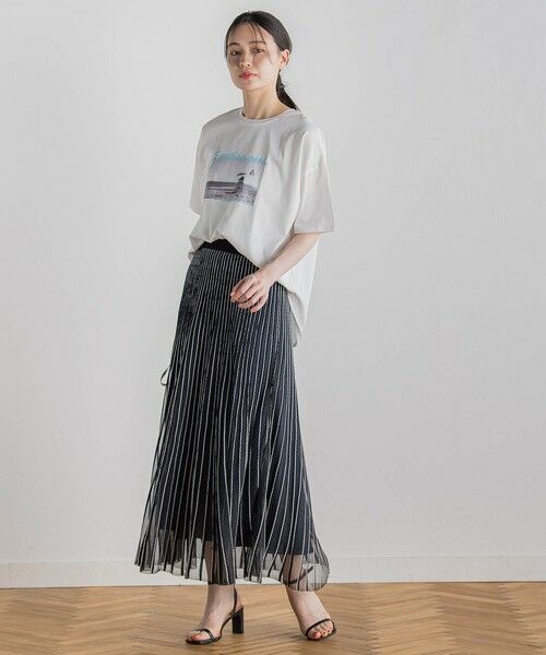 Droite lautreamont / ドロワットロートレアモン カットソー | ドライタッチコットンフォトTシャツ≪洗濯機で洗える≫ | 詳細1