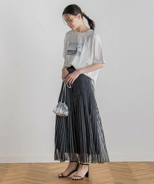 Droite lautreamont / ドロワットロートレアモン カットソー | ドライタッチコットンフォトTシャツ≪洗濯機で洗える≫ | 詳細2