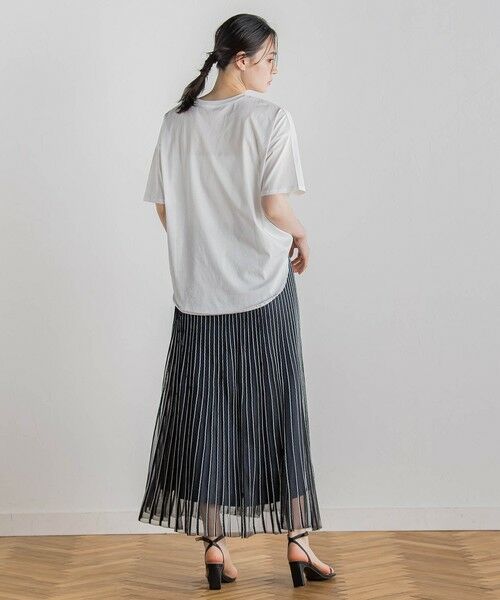 Droite lautreamont / ドロワットロートレアモン カットソー | ドライタッチコットンフォトTシャツ≪洗濯機で洗える≫ | 詳細3