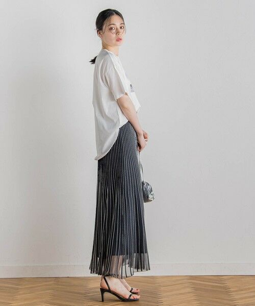 Droite lautreamont / ドロワットロートレアモン カットソー | ドライタッチコットンフォトTシャツ≪洗濯機で洗える≫ | 詳細4