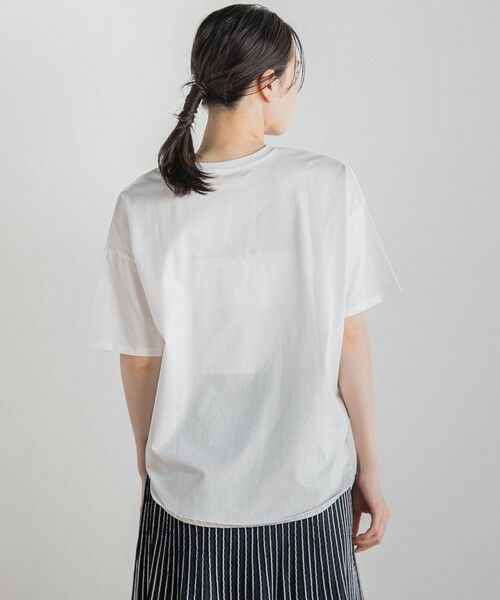 Droite lautreamont / ドロワットロートレアモン カットソー | ドライタッチコットンフォトTシャツ≪洗濯機で洗える≫ | 詳細6