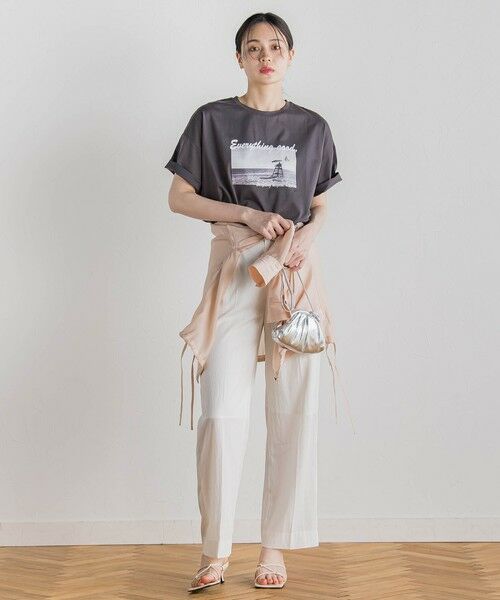 Droite lautreamont / ドロワットロートレアモン カットソー | ドライタッチコットンフォトTシャツ≪洗濯機で洗える≫ | 詳細11