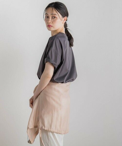 Droite lautreamont / ドロワットロートレアモン カットソー | ドライタッチコットンフォトTシャツ≪洗濯機で洗える≫ | 詳細14