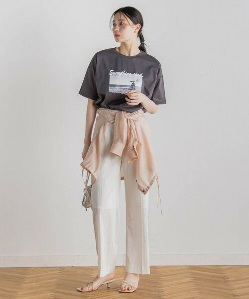 Droite lautreamont / ドロワットロートレアモン カットソー | ドライタッチコットンフォトTシャツ≪洗濯機で洗える≫ | 詳細10