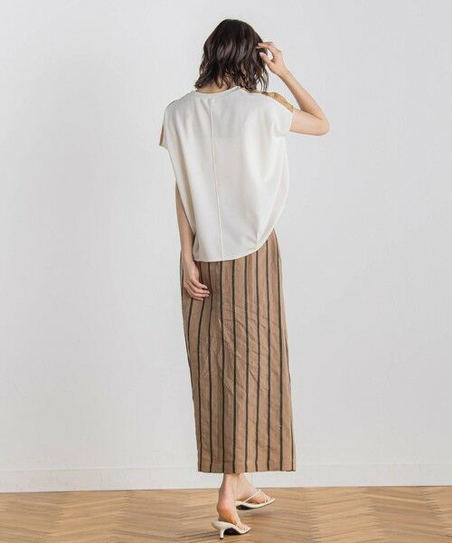 Droite lautreamont / ドロワットロートレアモン カットソー | 【WEB限定】カットジョーゼット肩ラメプルオーバー≪手洗い可能≫ | 詳細3