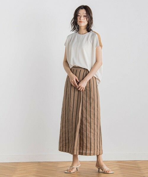 Droite lautreamont / ドロワットロートレアモン カットソー | 【WEB限定】カットジョーゼット肩ラメプルオーバー≪手洗い可能≫ | 詳細5