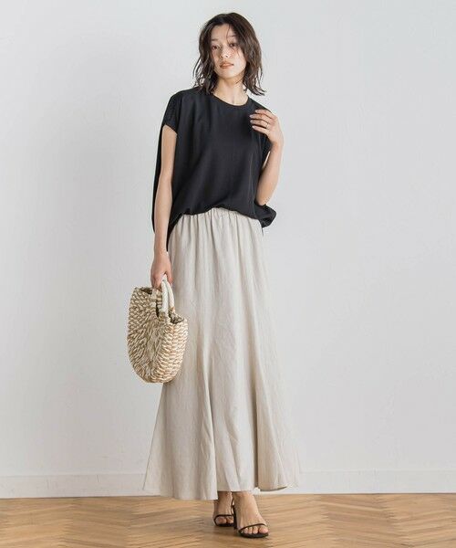 Droite lautreamont / ドロワットロートレアモン カットソー | 【WEB限定】カットジョーゼット肩ラメプルオーバー≪手洗い可能≫ | 詳細11