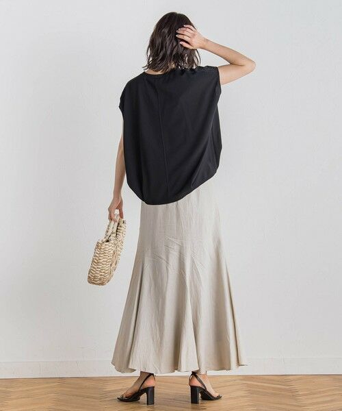 Droite lautreamont / ドロワットロートレアモン カットソー | 【WEB限定】カットジョーゼット肩ラメプルオーバー≪手洗い可能≫ | 詳細13