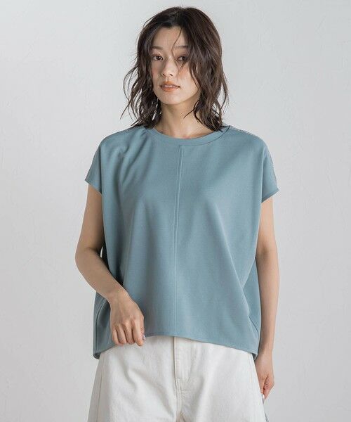 Droite lautreamont / ドロワットロートレアモン カットソー | 【WEB限定】カットジョーゼット肩ラメプルオーバー≪手洗い可能≫ | 詳細22