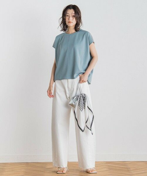 Droite lautreamont / ドロワットロートレアモン カットソー | 【WEB限定】カットジョーゼット肩ラメプルオーバー≪手洗い可能≫ | 詳細18