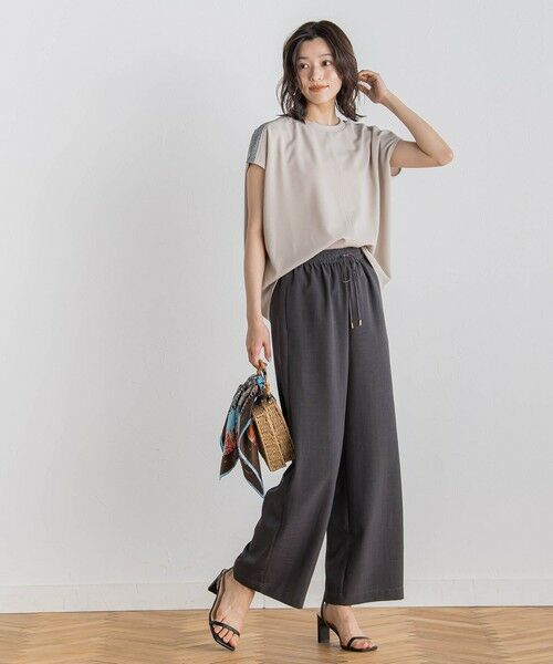 Droite lautreamont / ドロワットロートレアモン カットソー | 【WEB限定】カットジョーゼット肩ラメプルオーバー≪手洗い可能≫ | 詳細25