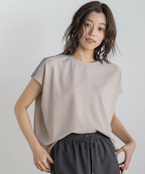 Droite lautreamont / ドロワットロートレアモン カットソー | 【WEB限定】カットジョーゼット肩ラメプルオーバー≪手洗い可能≫ | 詳細30