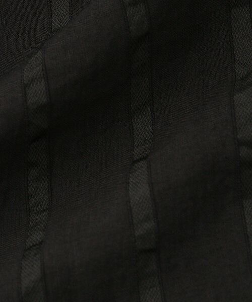 Droite lautreamont / ドロワットロートレアモン ミニ・ひざ丈スカート | リネンストライプスカート≪手洗い可能≫ | 詳細12