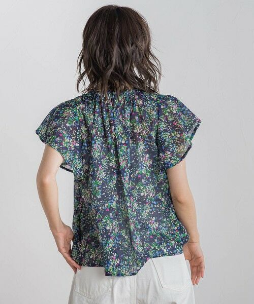 Droite lautreamont / ドロワットロートレアモン シャツ・ブラウス | 【WEB限定】フラワープリントブラウス≪手洗い可能≫ | 詳細7
