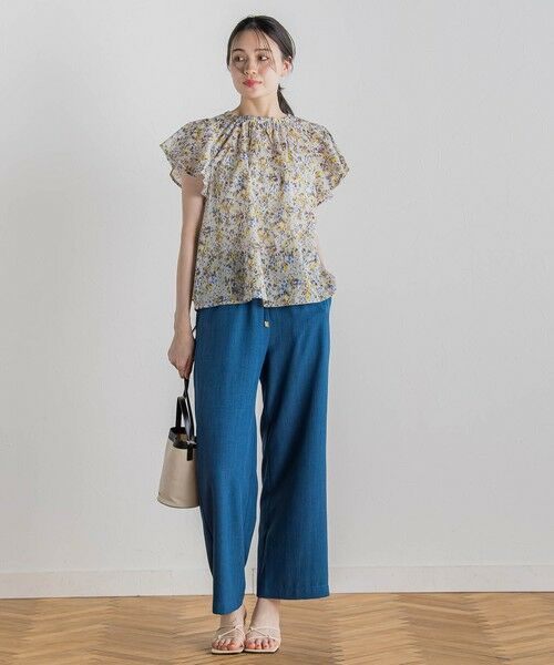 Droite lautreamont / ドロワットロートレアモン シャツ・ブラウス | 【WEB限定】フラワープリントブラウス≪手洗い可能≫ | 詳細11