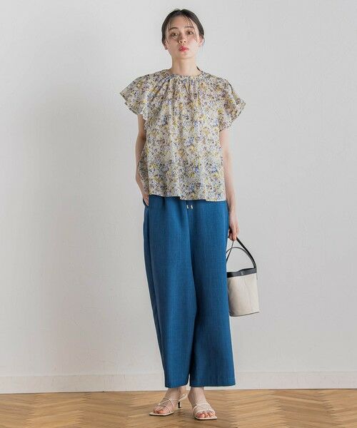 Droite lautreamont / ドロワットロートレアモン シャツ・ブラウス | 【WEB限定】フラワープリントブラウス≪手洗い可能≫ | 詳細14