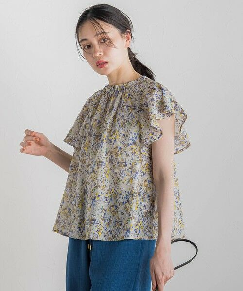 Droite lautreamont / ドロワットロートレアモン シャツ・ブラウス | 【WEB限定】フラワープリントブラウス≪手洗い可能≫ | 詳細16