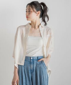 Droite lautreamont / ドロワットロートレアモン シャツ・ブラウス | シアーシャツ≪手洗い可能≫