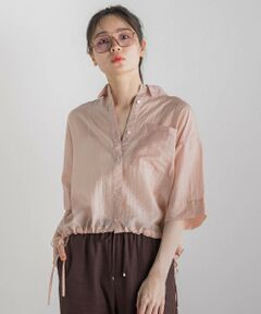 Droite lautreamont / ドロワットロートレアモン シャツ・ブラウス | シアーシャツ≪手洗い可能≫