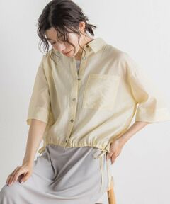 Droite lautreamont / ドロワットロートレアモン シャツ・ブラウス | シアーシャツ≪手洗い可能≫