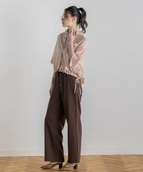 Droite lautreamont / ドロワットロートレアモン シャツ・ブラウス | シアーシャツ≪手洗い可能≫ | 詳細9