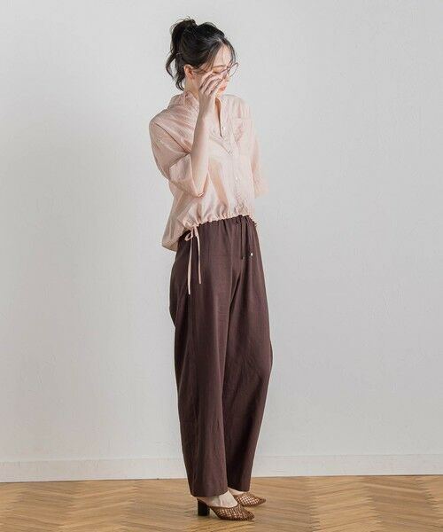 Droite lautreamont / ドロワットロートレアモン シャツ・ブラウス | シアーシャツ≪手洗い可能≫ | 詳細11