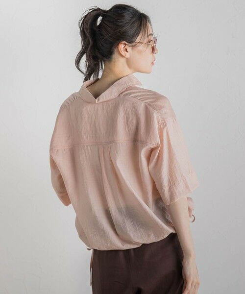 Droite lautreamont / ドロワットロートレアモン シャツ・ブラウス | シアーシャツ≪手洗い可能≫ | 詳細14