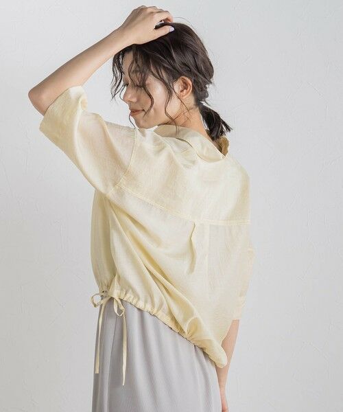 Droite lautreamont / ドロワットロートレアモン シャツ・ブラウス | シアーシャツ≪手洗い可能≫ | 詳細22