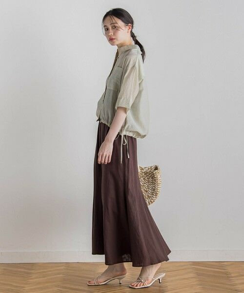 Droite lautreamont / ドロワットロートレアモン シャツ・ブラウス | シアーシャツ≪手洗い可能≫ | 詳細24