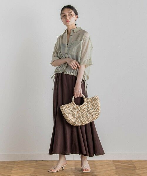 Droite lautreamont / ドロワットロートレアモン シャツ・ブラウス | シアーシャツ≪手洗い可能≫ | 詳細26