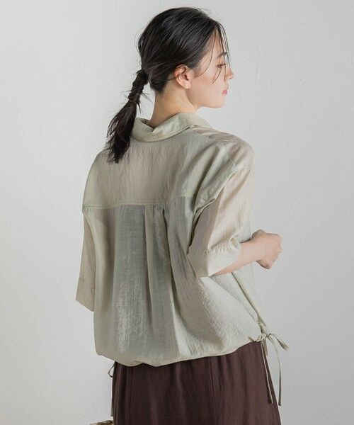 Droite lautreamont / ドロワットロートレアモン シャツ・ブラウス | シアーシャツ≪手洗い可能≫ | 詳細28