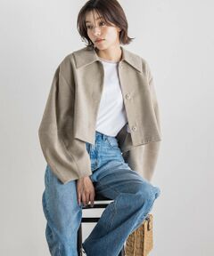 Droite lautreamont / ドロワットロートレアモン テーラードジャケット | 【CLANE】 コクーンスリーブショートジャケット