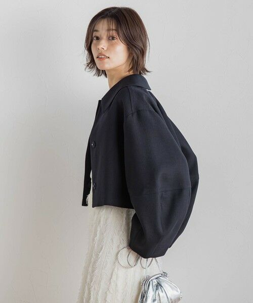 Droite lautreamont / ドロワットロートレアモン テーラードジャケット | 【CLANE】 コクーンスリーブショートジャケット | 詳細6
