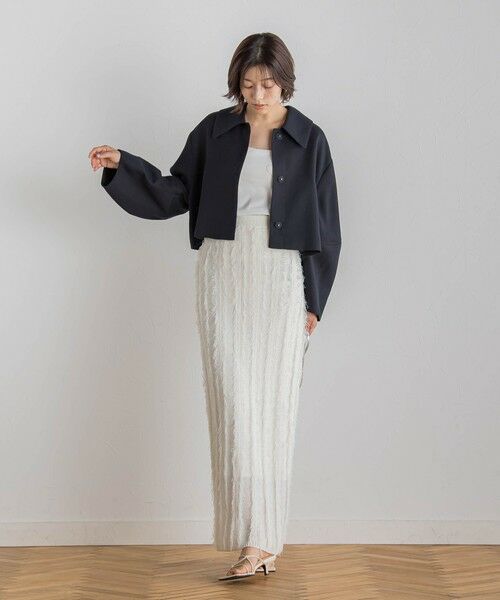 Droite lautreamont / ドロワットロートレアモン テーラードジャケット | 【CLANE】 コクーンスリーブショートジャケット | 詳細1