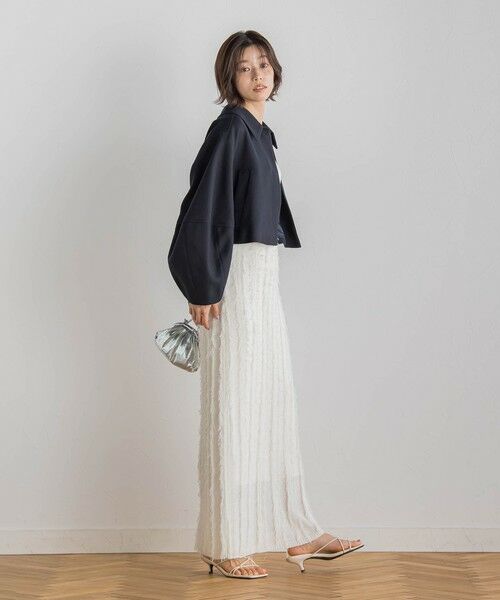 Droite lautreamont / ドロワットロートレアモン テーラードジャケット | 【CLANE】 コクーンスリーブショートジャケット | 詳細2