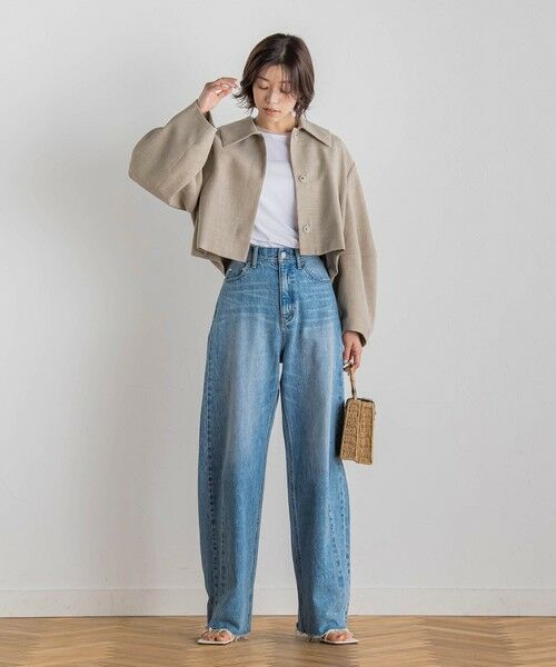 Droite lautreamont / ドロワットロートレアモン テーラードジャケット | 【CLANE】 コクーンスリーブショートジャケット | 詳細7