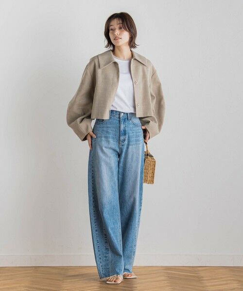 Droite lautreamont / ドロワットロートレアモン テーラードジャケット | 【CLANE】 コクーンスリーブショートジャケット | 詳細8