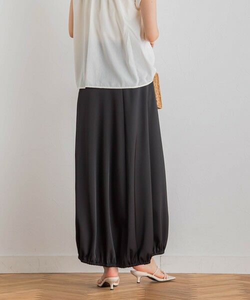 Droite lautreamont / ドロワットロートレアモン ミニ・ひざ丈スカート | 【CLANE】サテンバルーンスカート≪手洗い可能≫ | 詳細7