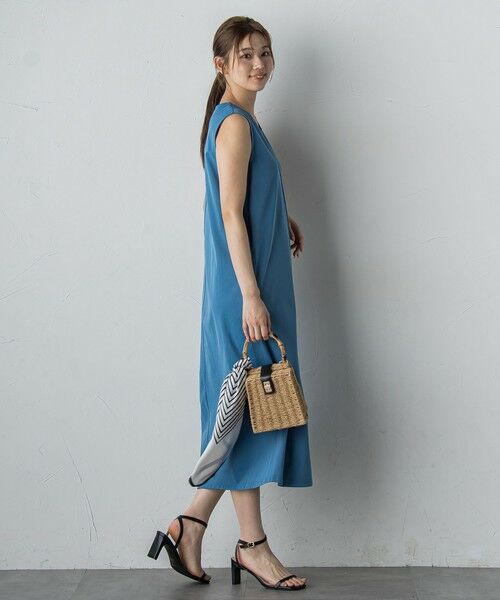 Droite lautreamont / ドロワットロートレアモン ロング・マキシ丈ワンピース | 【WEB限定】ジャージーピンタックワンピース≪洗濯機で洗える≫ | 詳細8