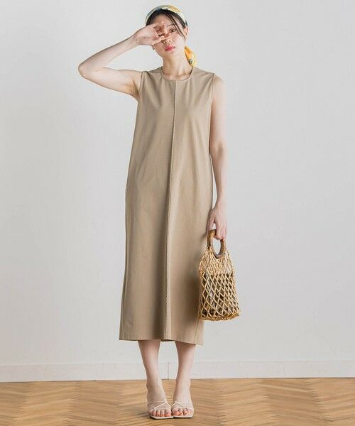 Droite lautreamont / ドロワットロートレアモン ロング・マキシ丈ワンピース | 【WEB限定】ジャージーピンタックワンピース≪洗濯機で洗える≫ | 詳細17