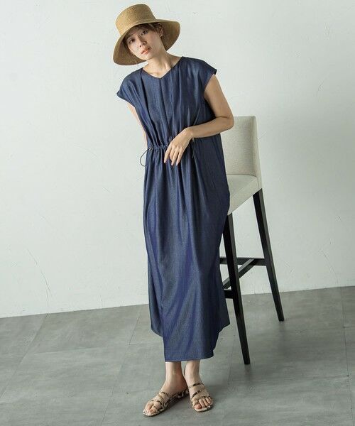 Droite lautreamont / ドロワットロートレアモン ロング・マキシ丈ワンピース | 【WEB限定】R/Tデニムワンピース≪手洗い可能≫ | 詳細17